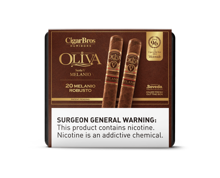 Oliva Melanio by CigarBros Cigars CigarBros 20ct Oliva Melanio Robusto + 9% Discount + FREE Humidor 