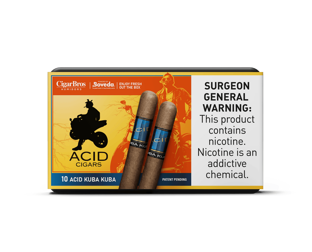 Acid Cigars by CigarBros Cigars CigarBros 10ct Acid Kuba Kuba + 7% Discount + FREE Humidor 