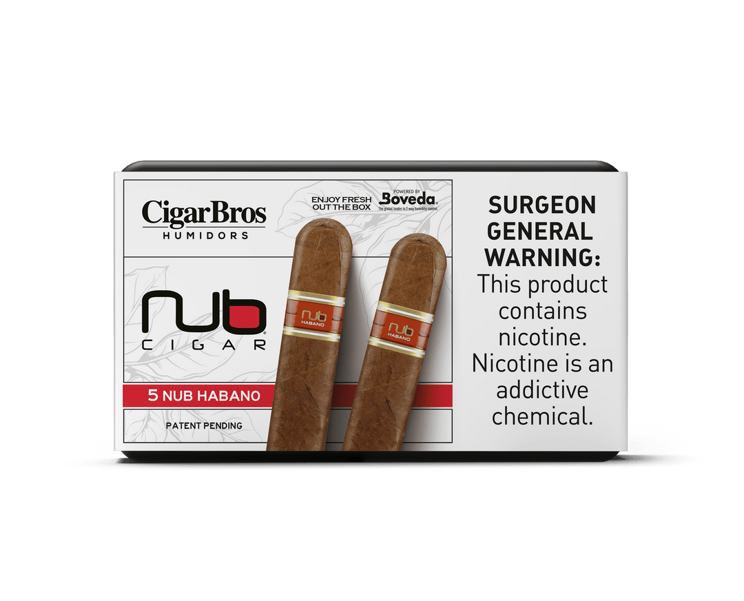 Nub by CigarBros Cigars CigarBros 5ct Nub Habano + 5% Discount + FREE Humidor 