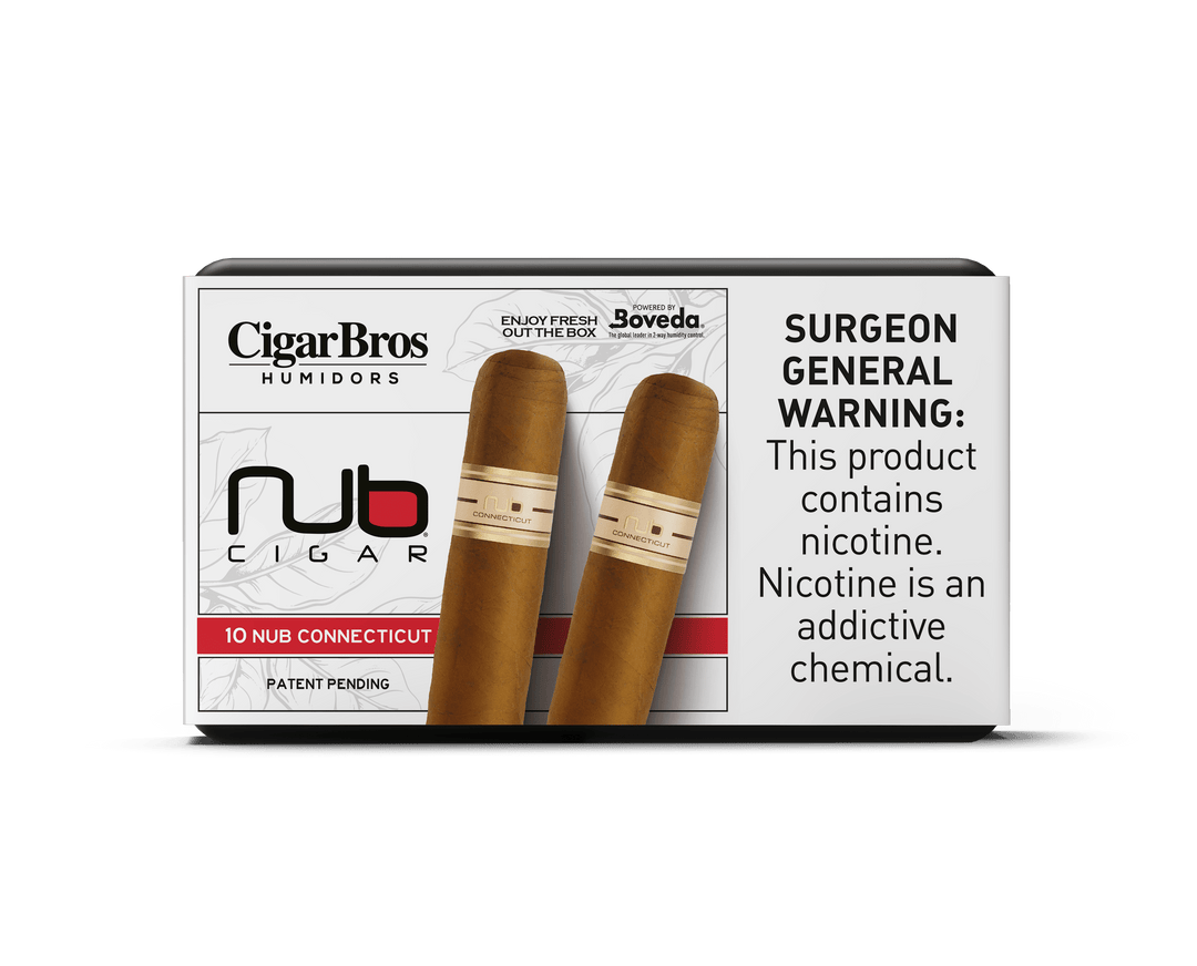 Nub by CigarBros Cigars CigarBros 10ct Nub Connecticut + 7% Discount + FREE Humidor 