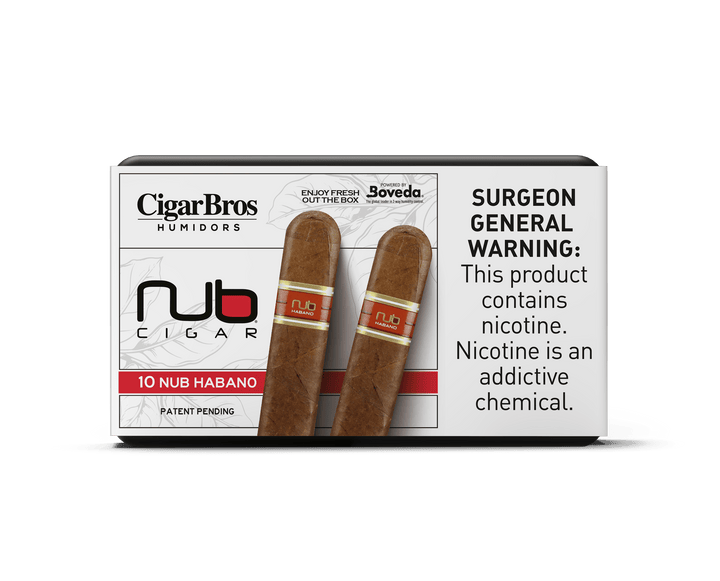 Nub by CigarBros Cigars CigarBros 10ct Nub Habano + 7% Discount + FREE Humidor 
