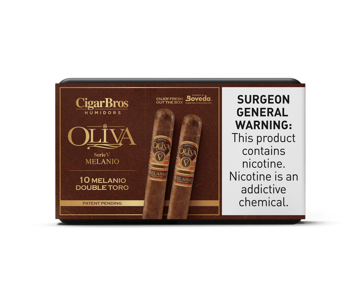 Oliva Melanio by CigarBros Cigars CigarBros 10ct Oliva Melanio Double Toro + 7% Discount + FREE Humidor 