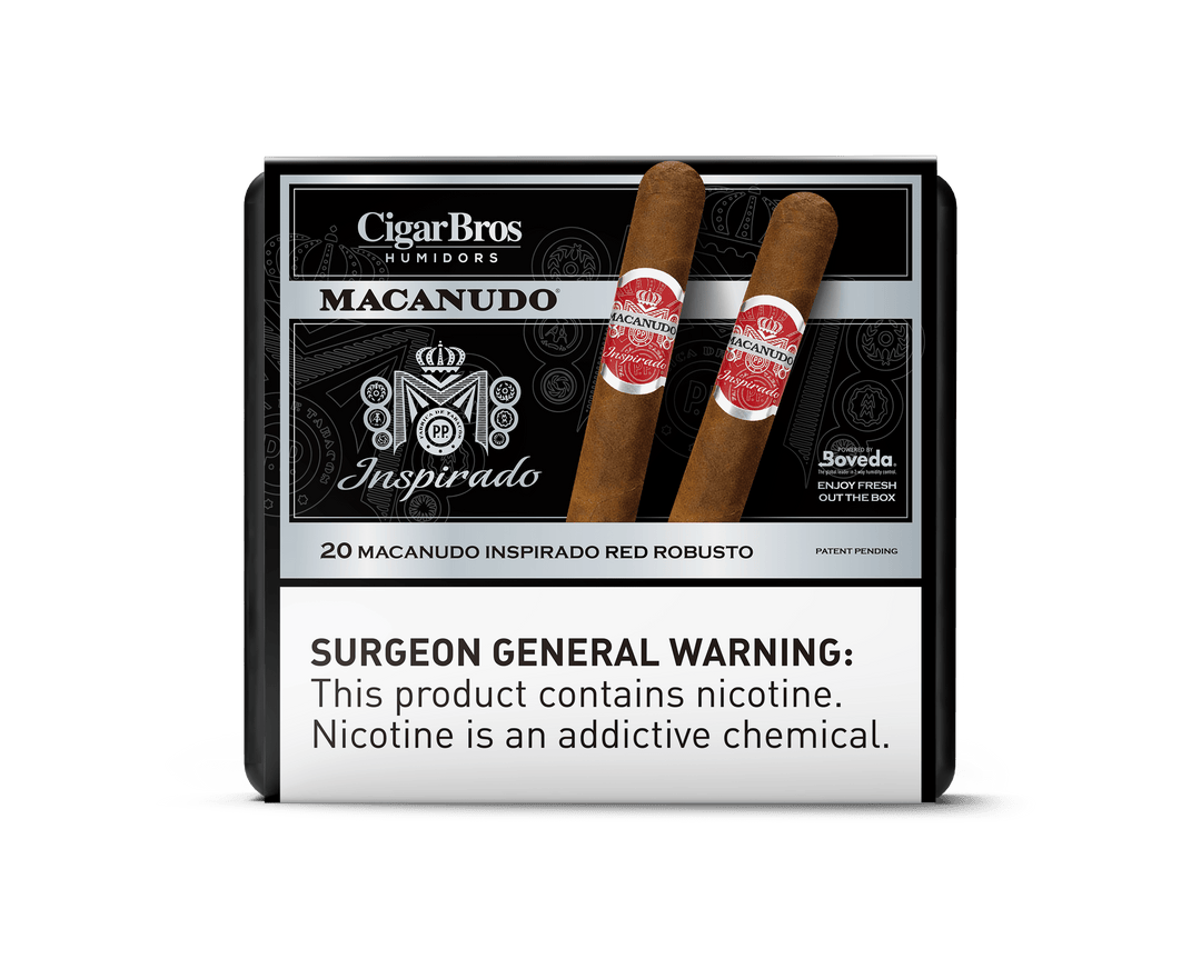 Macanudo Inspirado By CigarBros Cigars CigarBros 20ct Macanudo Inspirado Red + 9% Discount + FREE Humidor 