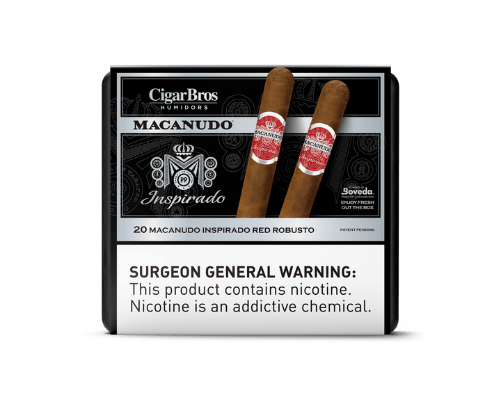 Macanudo Inspirado By CigarBros Cigars CigarBros 20ct Macanudo Inspirado Red + 9% Discount + FREE Humidor 