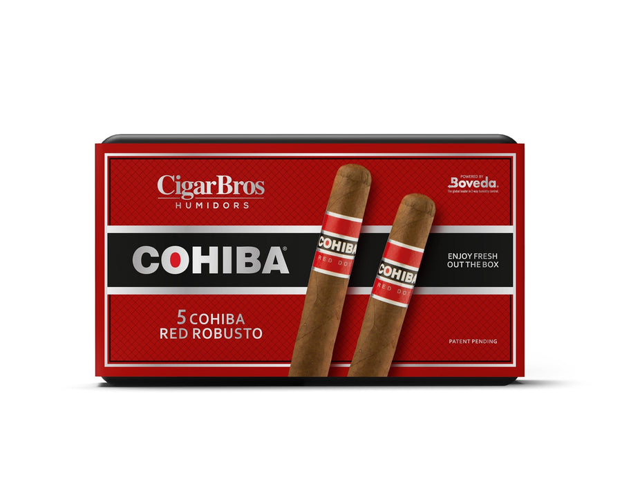 Cohiba Red By CigarBros Cigars CigarBros 5ct Cohiba Red Robusto + 5% Discount + FREE Humidor 