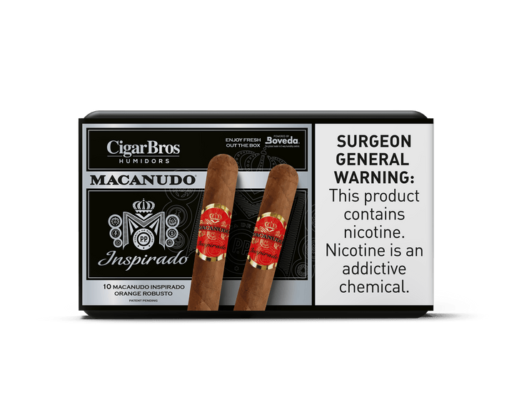 Macanudo Inspirado By CigarBros Cigars CigarBros 10ct Macanudo Inspirado Orange + 7% Discount + FREE Humidor 