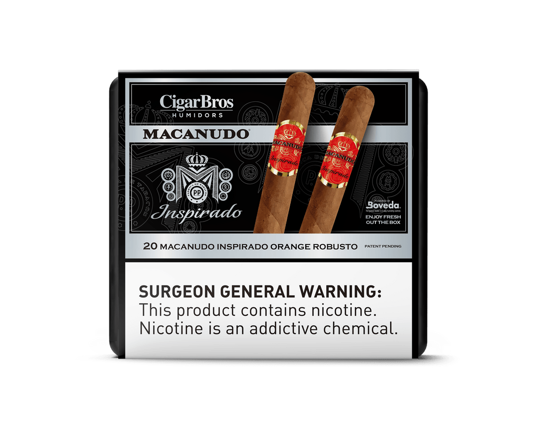 Macanudo Inspirado By CigarBros Cigars CigarBros 20ct Macanudo Inspirado Orange + 9% Discount + FREE Humidor 