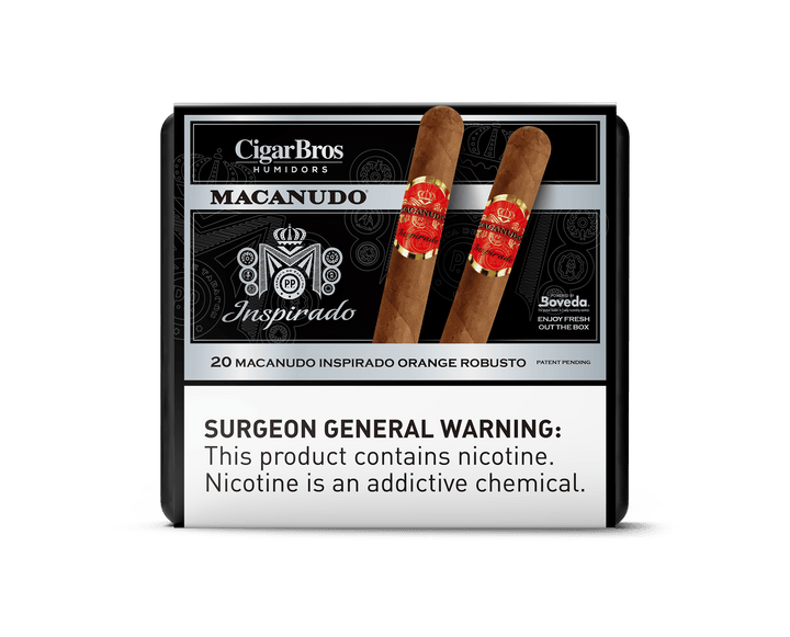 Macanudo Inspirado By CigarBros Cigars CigarBros 20ct Macanudo Inspirado Orange + 9% Discount + FREE Humidor 