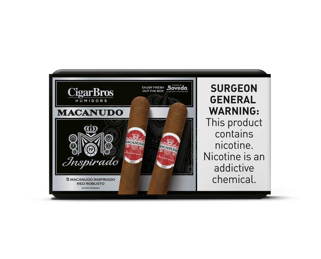 Macanudo Inspirado By CigarBros Cigars CigarBros 5ct Macanudo Inspirado Red + 5% Discount + FREE Humidor 