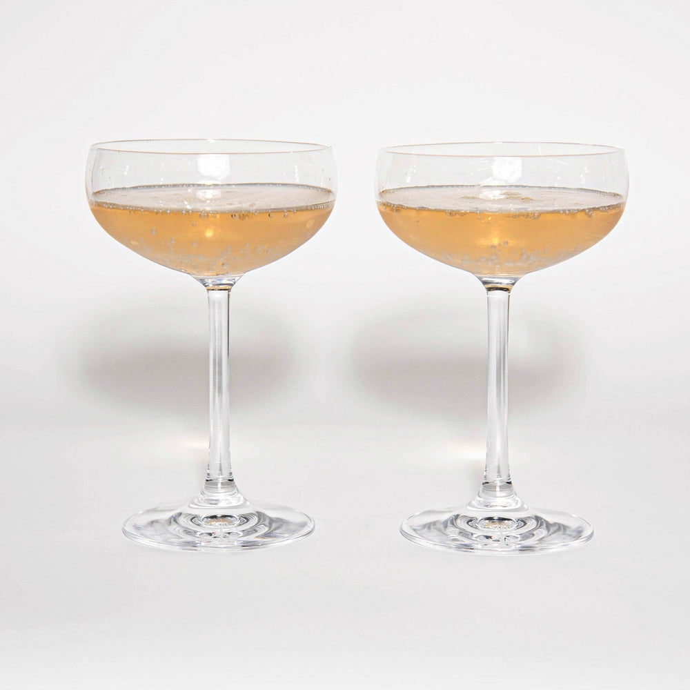 Signature Keys Coupe Cocktail Glasses (Set of 2) Home & Bar Pappy & Company 