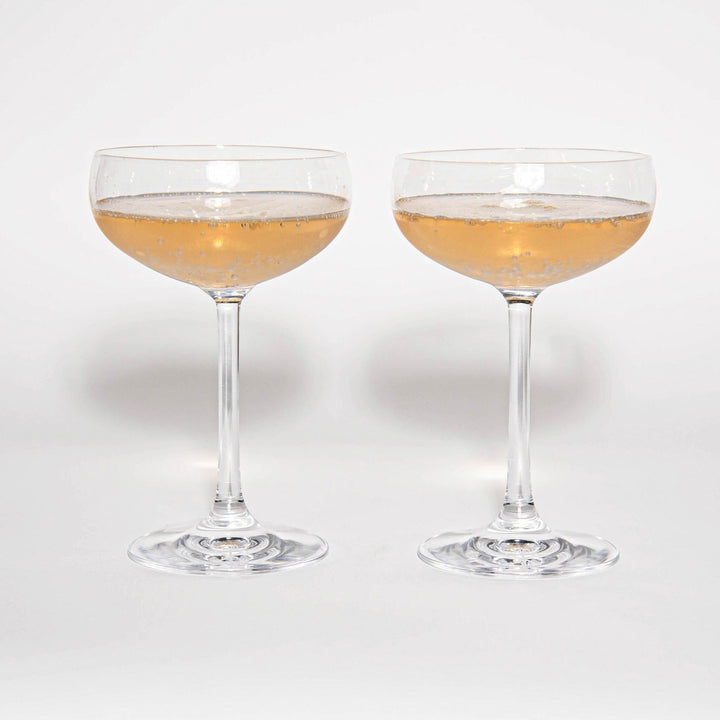 Signature Keys Coupe Cocktail Glasses (Set of 2) Home & Bar Pappy & Company 