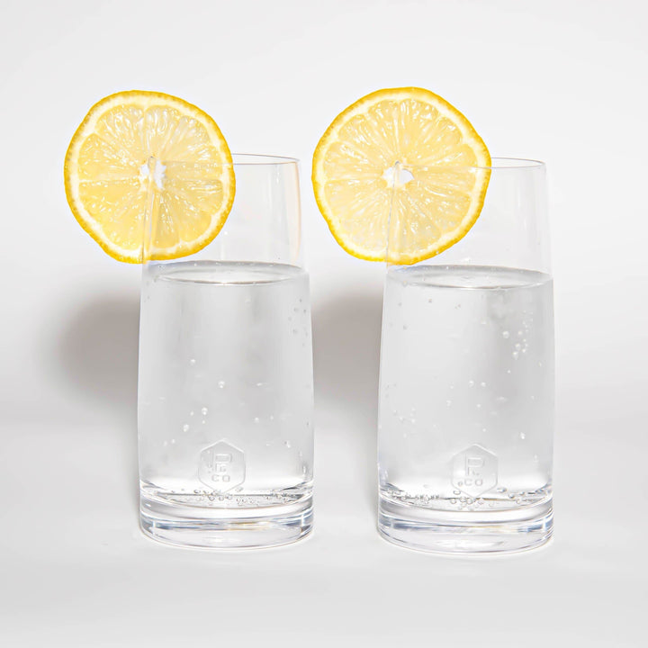Pappy & Company Tall Tumbler Glasses (Set of 2) Home & Bar Pappy & Company 