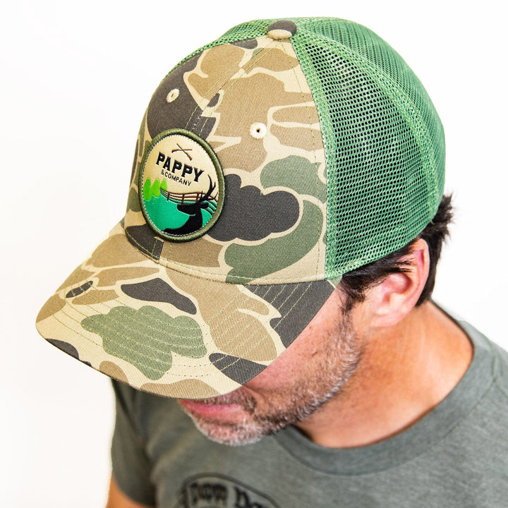 Pappy & Company Retro Camo Trucker Hat Apparel & Gear Pappy & Company 