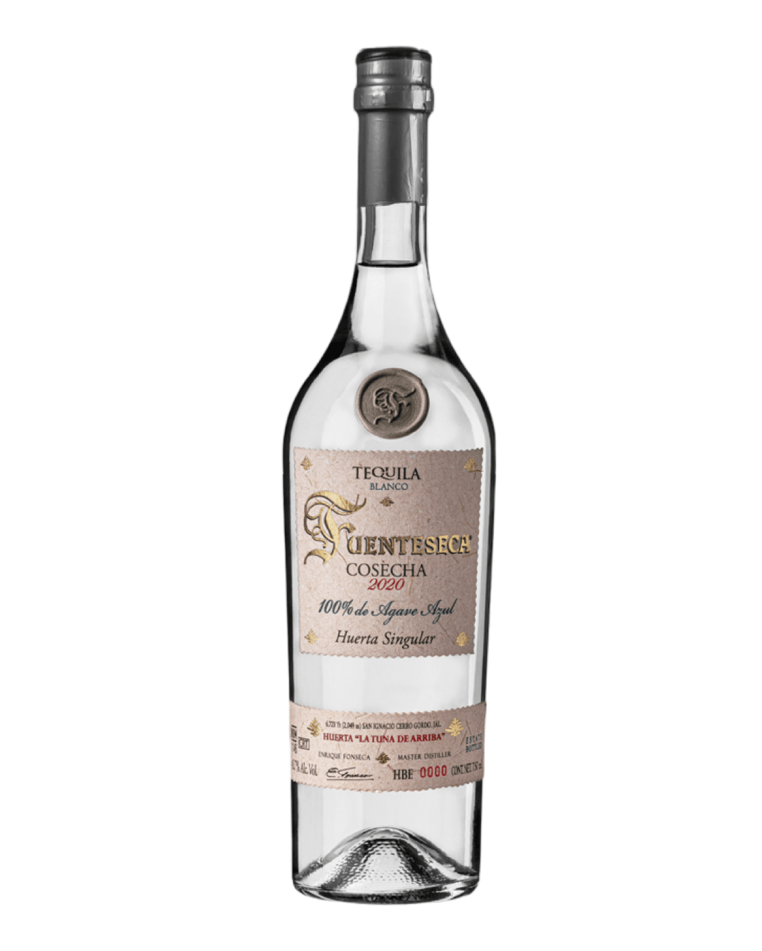 Fuenteseca Cosecha 2020 Huerta Singular Blanco Tequila Blanco Tequila Fuenteseca 