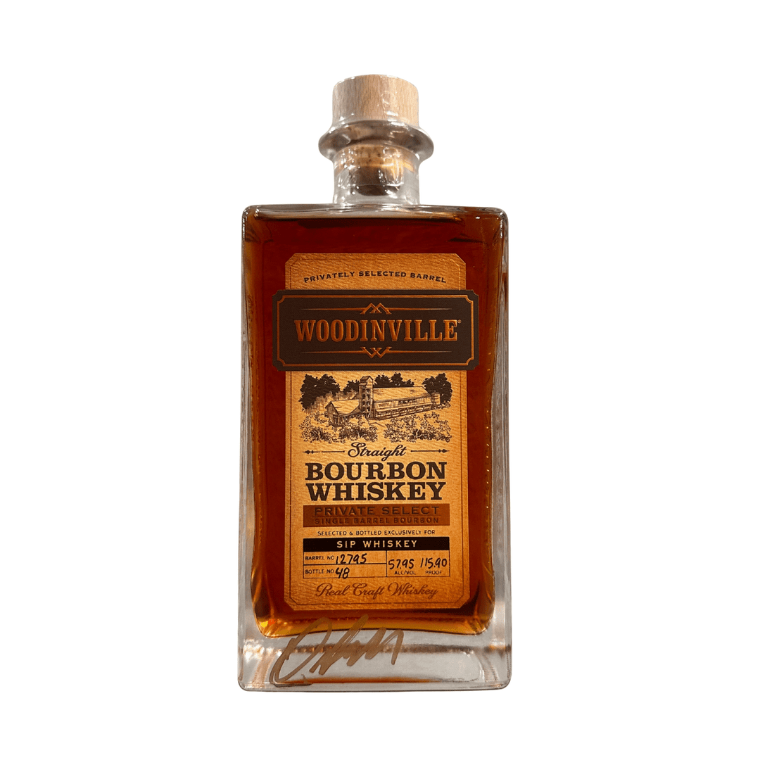 Woodinville 'Tush Push Reserve' Sip Whiskey Private Select Single Barrel Bourbon Bourbon Woodinville 