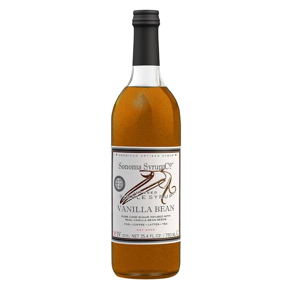 Sonoma Syrup Co Vanilla Bean Infused Simple Syrup Syrup Sonoma Syrup Co 