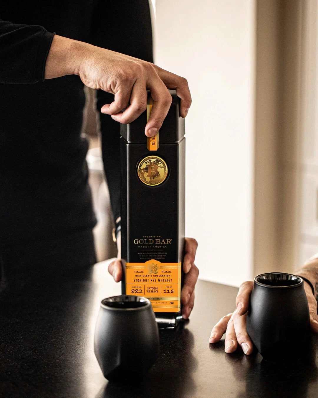 Gold Bar Bitcoin Satoshi Reserve Whiskey Limited Edition – Sip Whiskey Gold Bar Bitcoin Satoshi Reserve Whiskey Limited Edition – Sip Whiskey