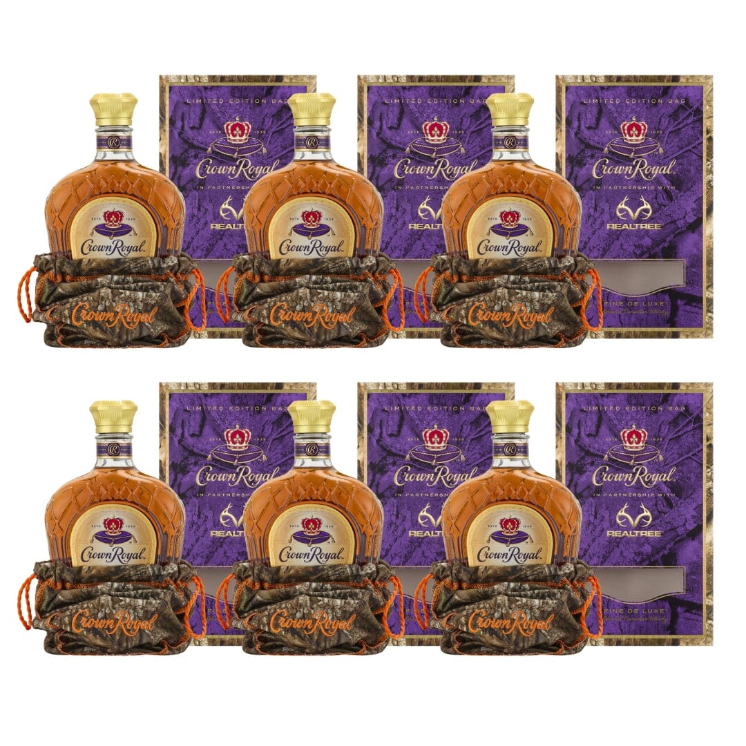Crown Royal x REALTREE Fine De Luxe Limited Edition Camo Bag 6 Pack Whiskey Crown Royal 