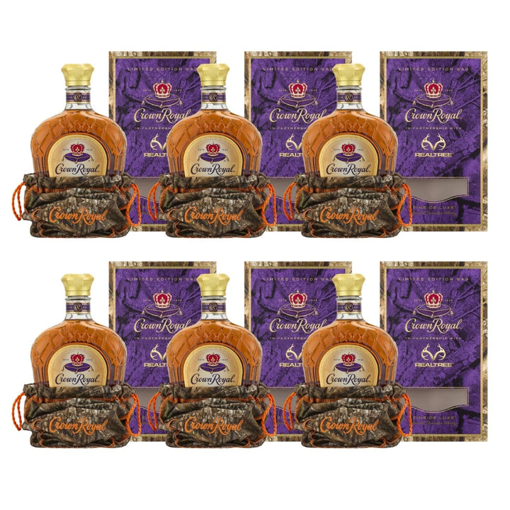 Crown Royal x REALTREE Fine De Luxe Limited Edition Camo Bag 6 Pack Whiskey Crown Royal 