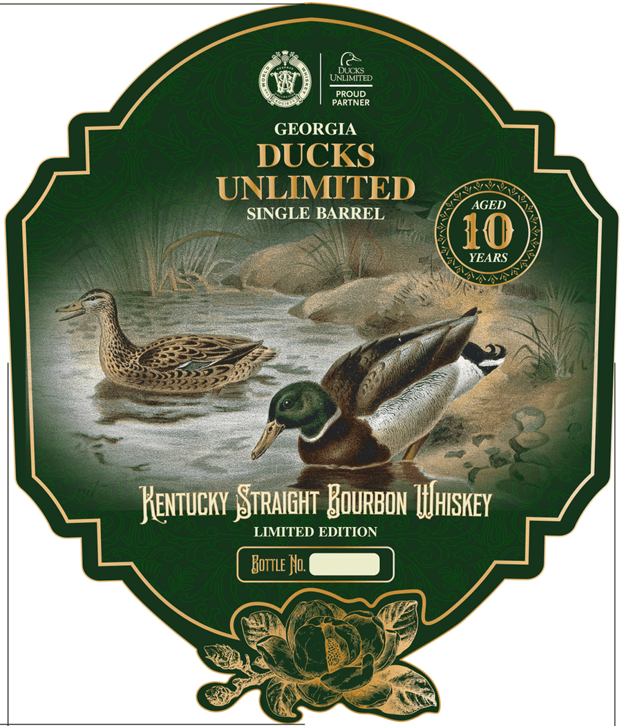 Ducks Unlimited 10 Year Old Single Barrel Bourbon Bourbon Duck Unlimited 