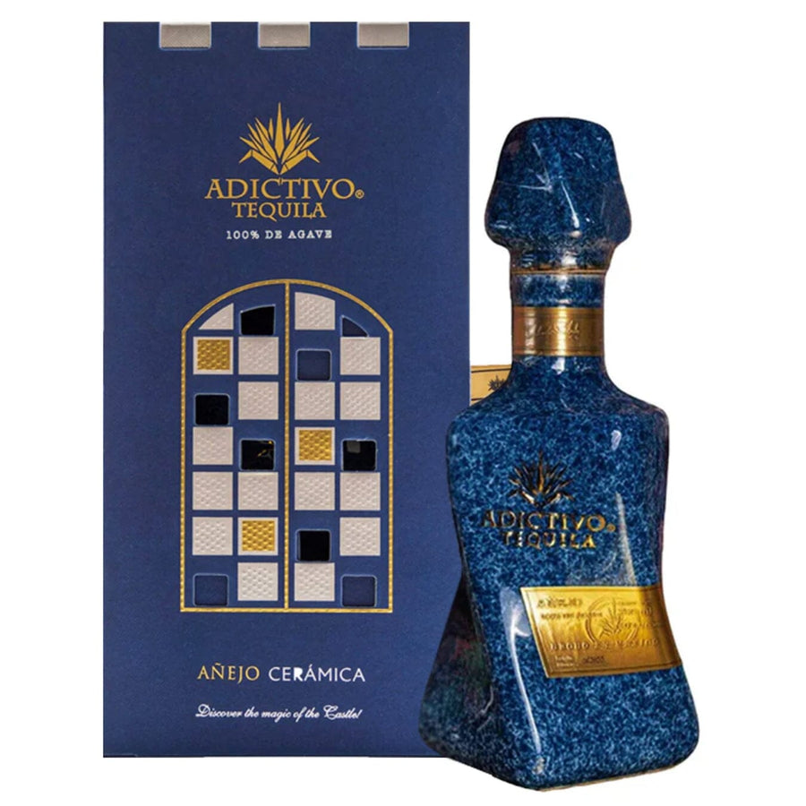 Adictivo Blue Label Anejo Ceramica Tequila Tequila Adictivo 