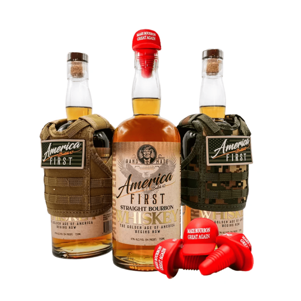America First Bourbon Whiskey 3PK Bourbon America First Whiskey 