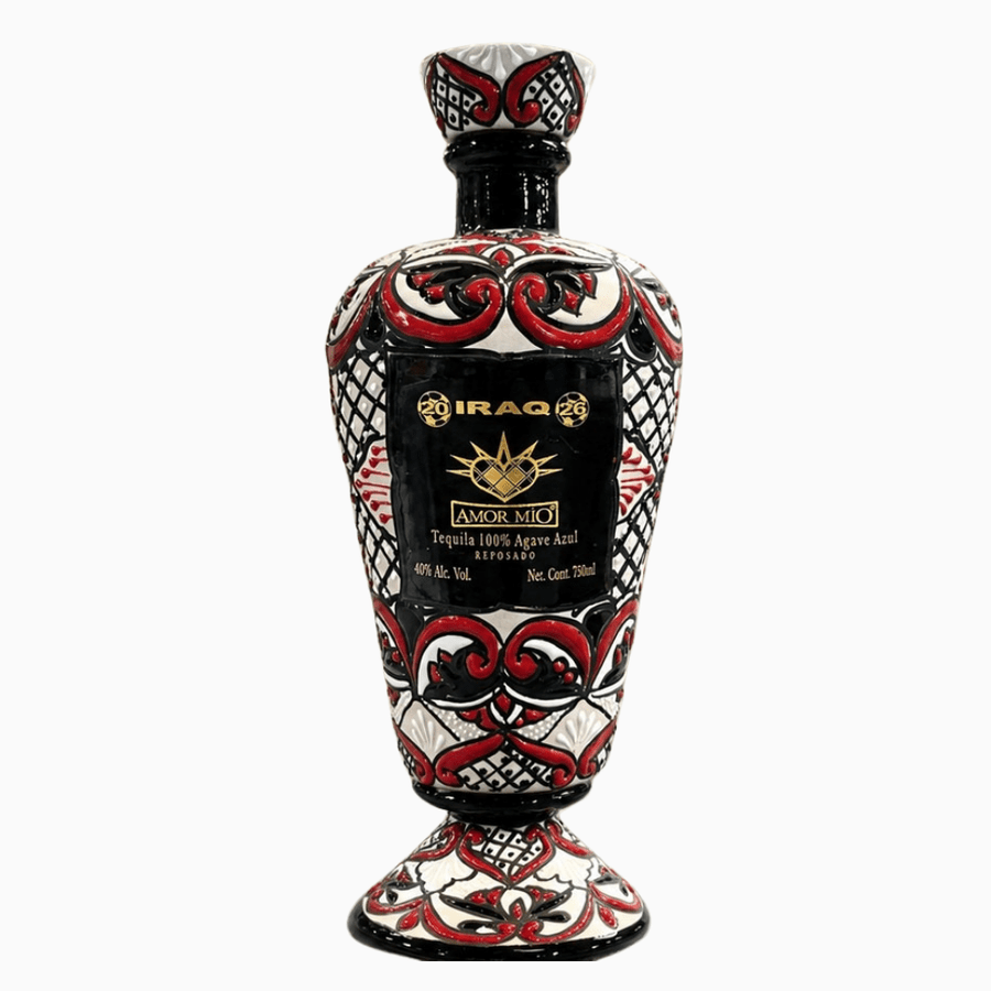 Amor Mio Reposado Ceramic Tequila FIFA World Cup Iraq Edition Tequila Amor Mío 