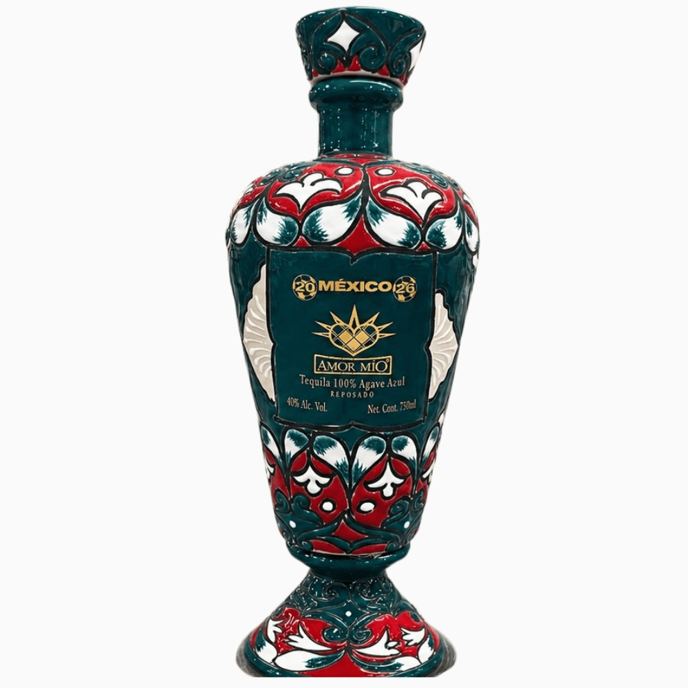 Amor Mio Reposado Ceramic Tequila FIFA World Cup Mexico Edition Tequila Amor Mio 