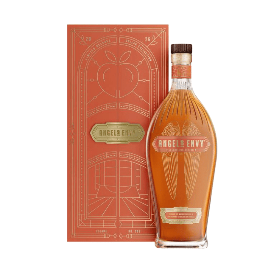 Angel's Envy 2026 Cellar Collection Peach Brandy Rye Whiskey Angel's Envy 