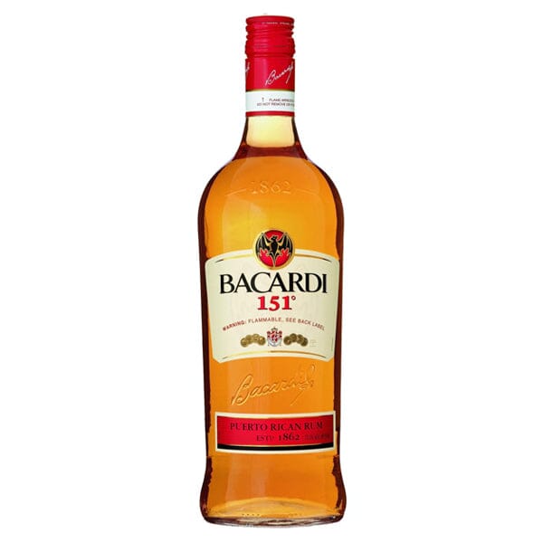 Bacardi 151 Rum 750mL Rum Bacardi 