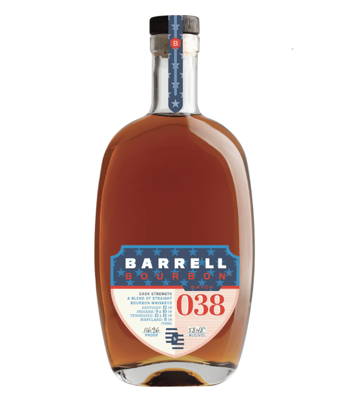 Barrell Bourbon Batch 038 USA 250th Anniversary Cask Strength Bourbon Barrell Craft Spirits 