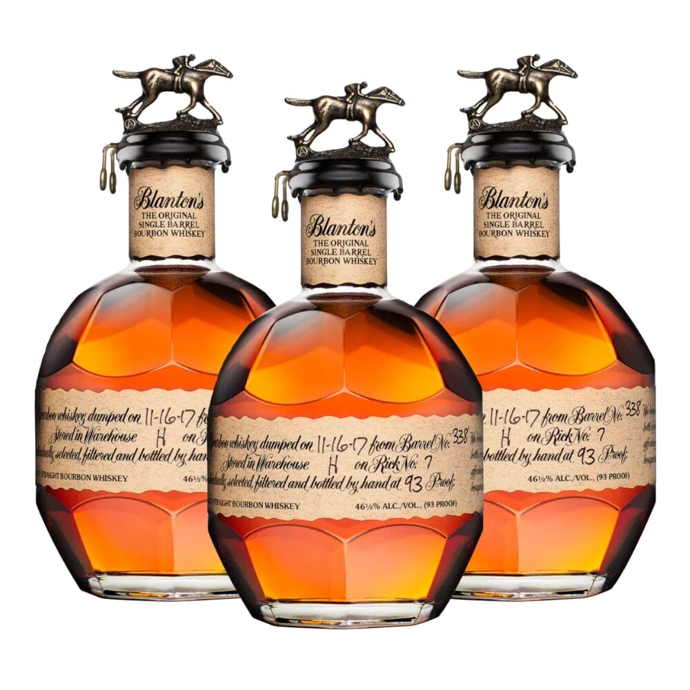 Blanton's Original Single Barrel 750ML 3pk Bundle Bourbon Blanton's Bourbon 