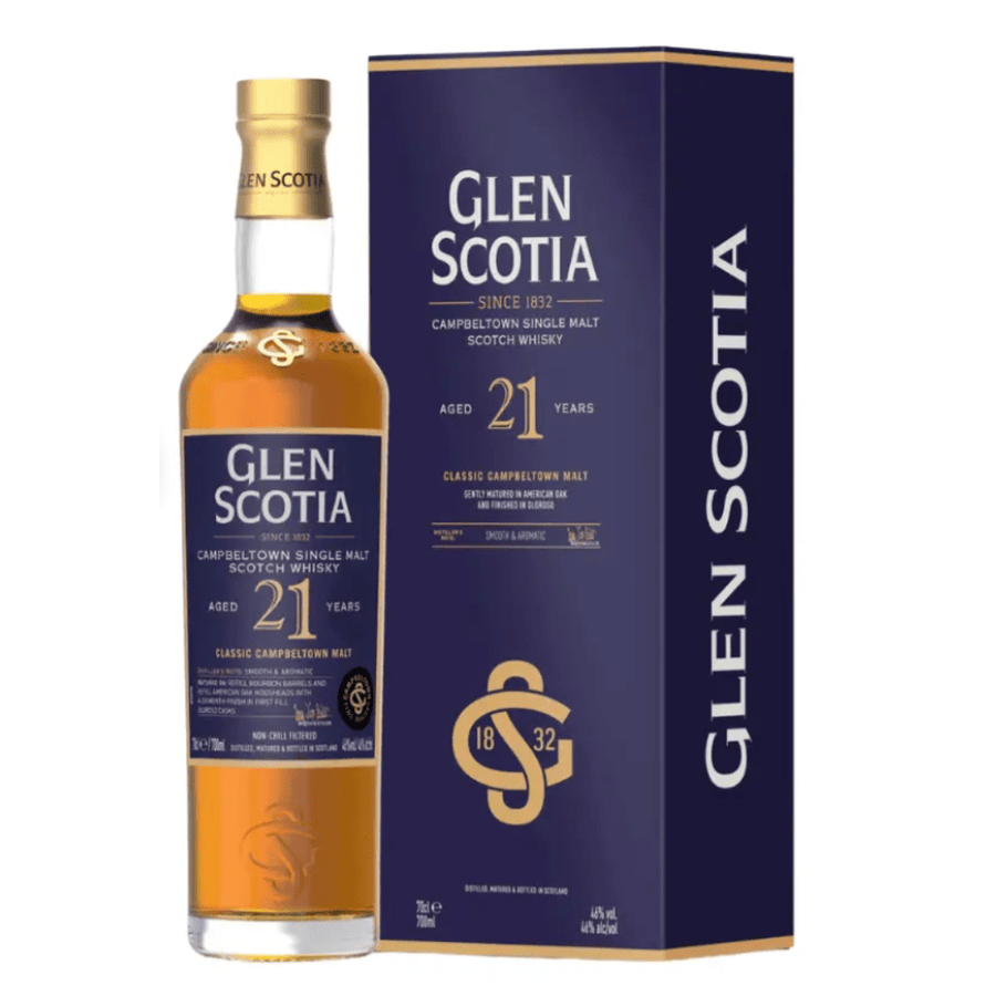 Glen Scotia 21 Year Single Malt Scotch Whisky Campbeltown Scotch Glen Scotia 