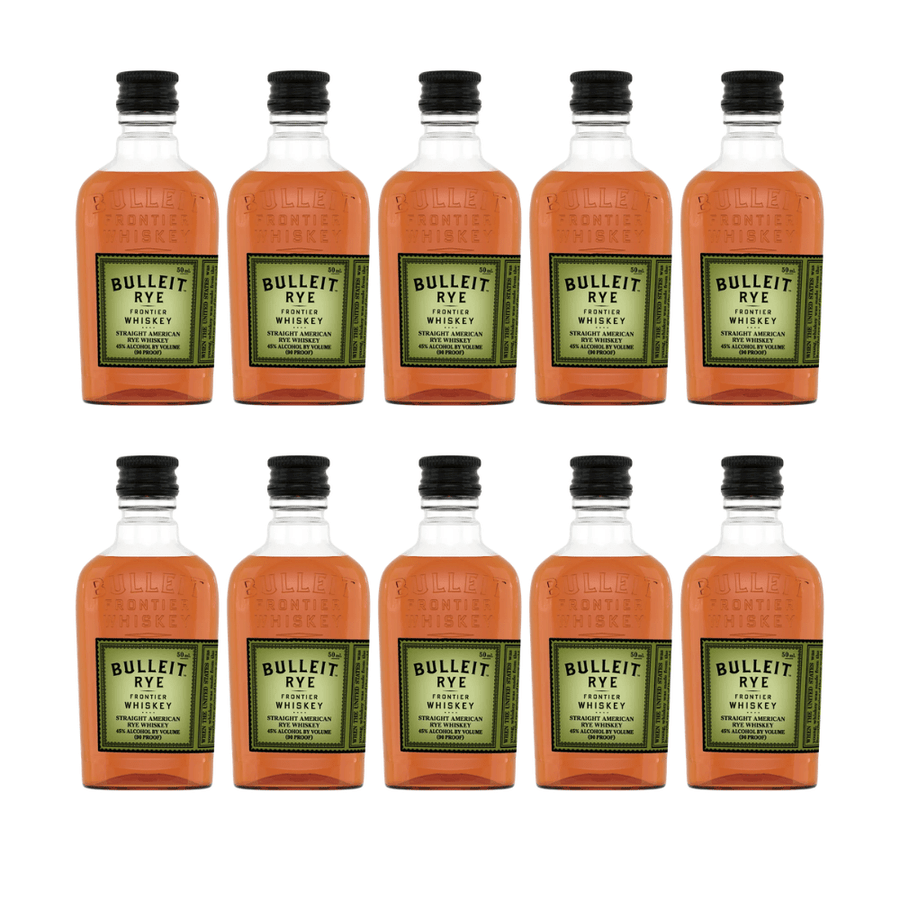 Bulleit Rye 50mL 10PK Rye Whiskey Bulleit 