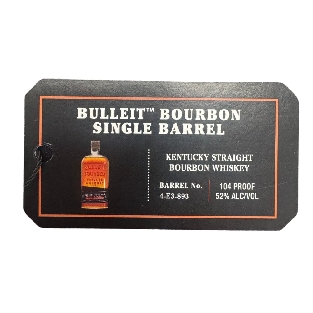 Bulleit Bourbon X Sip Whiskey Single Barrel Select 104 Proof Bourbon Bulleit 