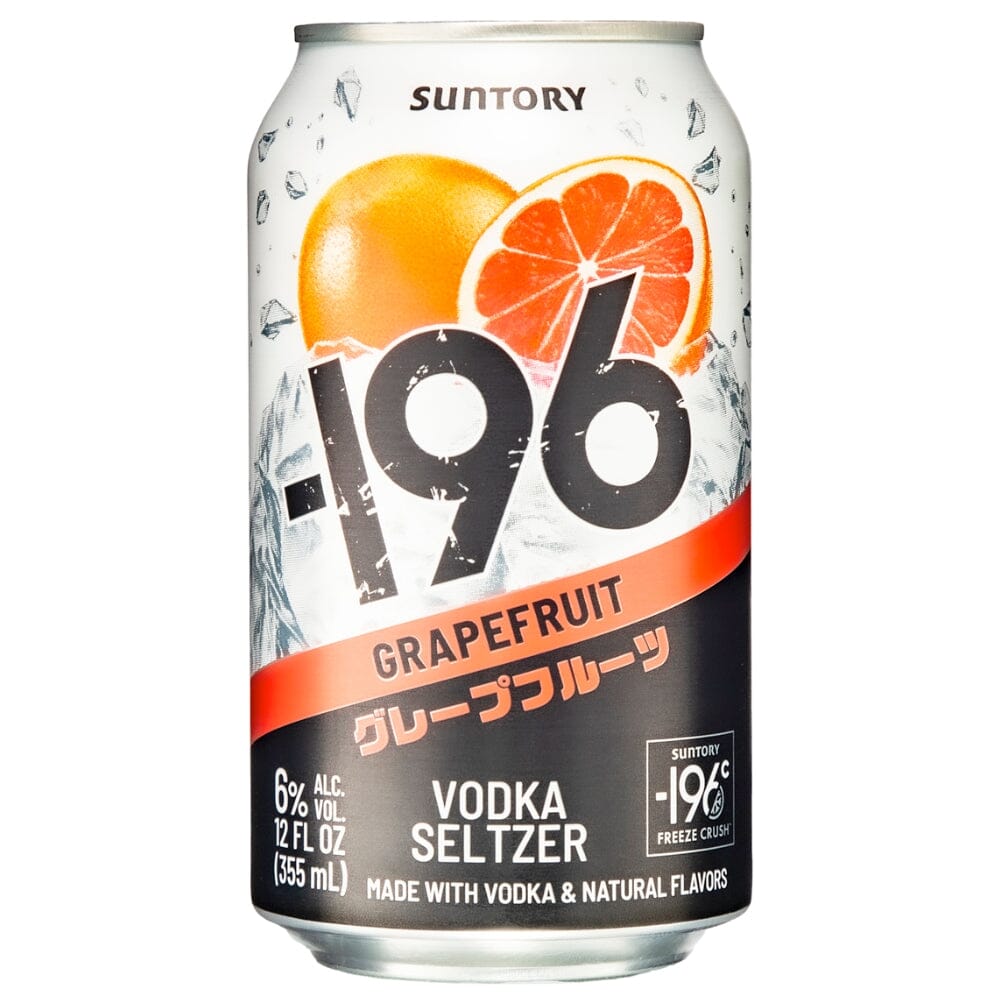 Buy -196 Suntory Grapefruit Vodka Seltzer 4PK Online - SipWhiskey.com