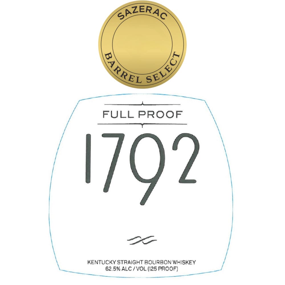 1792 Full Proof Bourbon Sazerac Barrel Select Bourbon 1792 Bourbon 