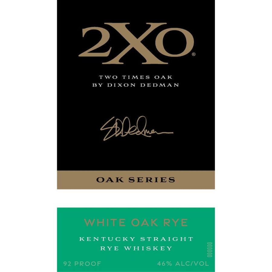 2XO Oak Series White Oak Rye Rye Whiskey 2XO Whiskey 