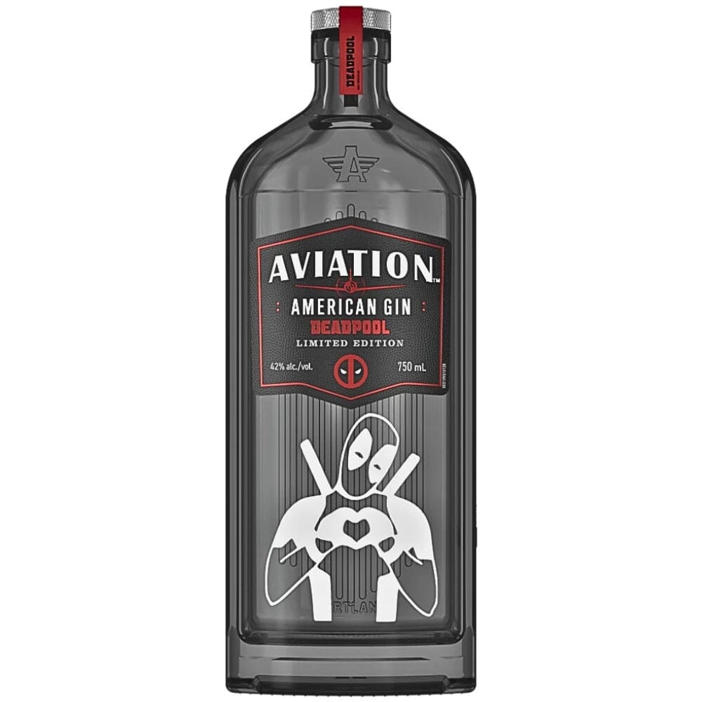 Aviation Gin W/ Deadpool Limited Edition Custom Engraving Gin Aviation 