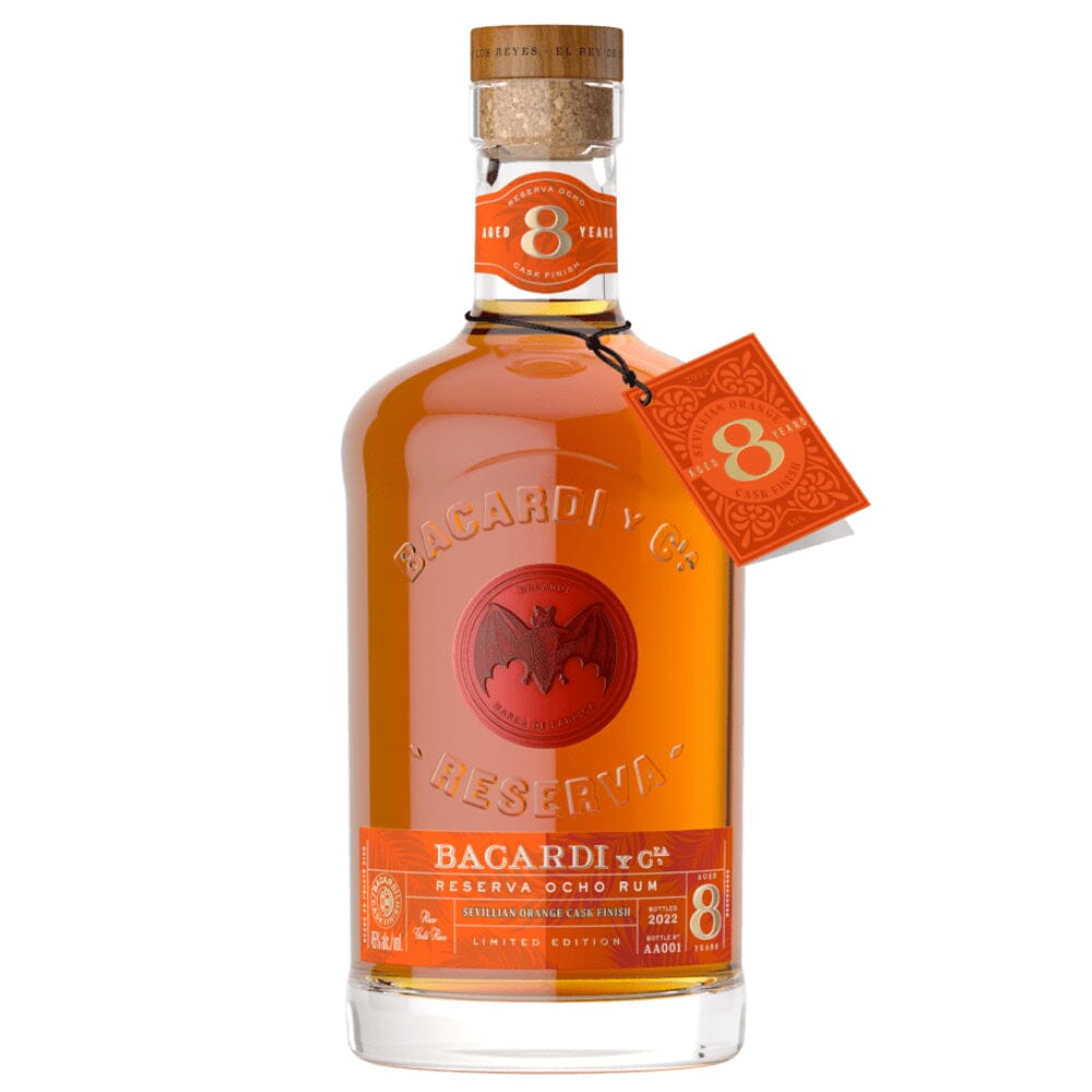 BACARDÍ Reserva Ocho Sevillian Orange Cask Finish Rum Bacardi 