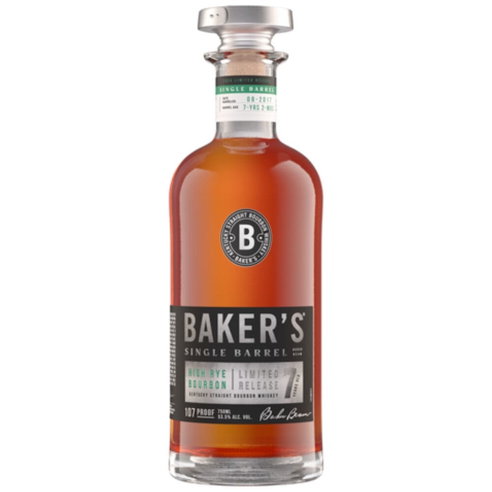 Baker’s 7 Year Old Single Barrel High Rye Bourbon Bourbon Baker’s Bourbon 