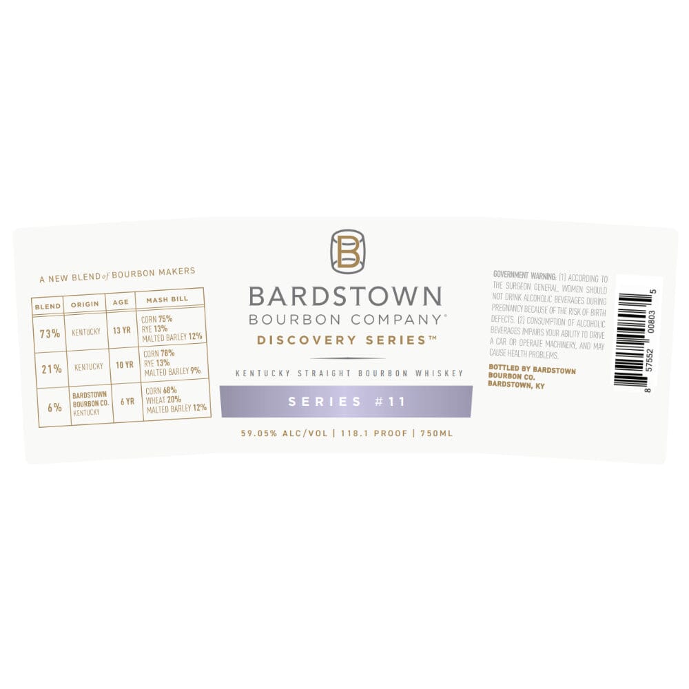 Bardstown Bourbon Company Discovery Series #11 Bourbon Bardstown Bourbon Company 