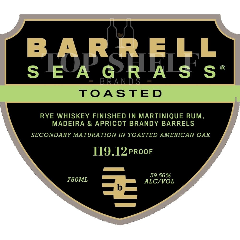 Barrel Seagrass Toasted Rye Whiskey Rye Whiskey Barrell Craft Spirits 