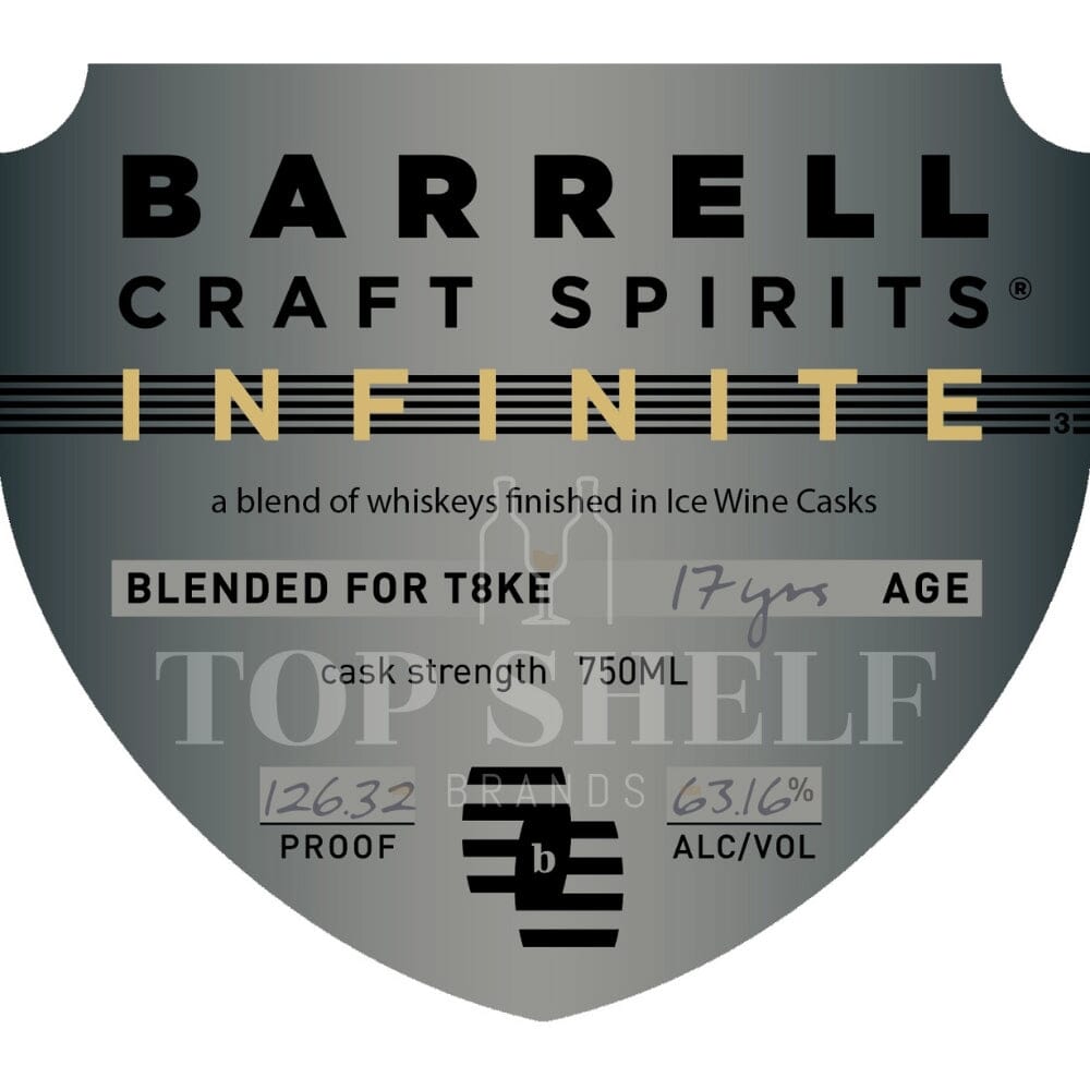 Barrell Craft Spirits infinite Finished in Ice Wine Casks Blended Whiskey Barrell Craft Spirits 