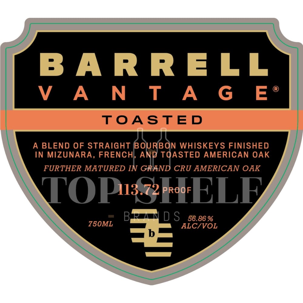 Barrell Vantage Toasted Bourbon Bourbon Barrell Craft Spirits 