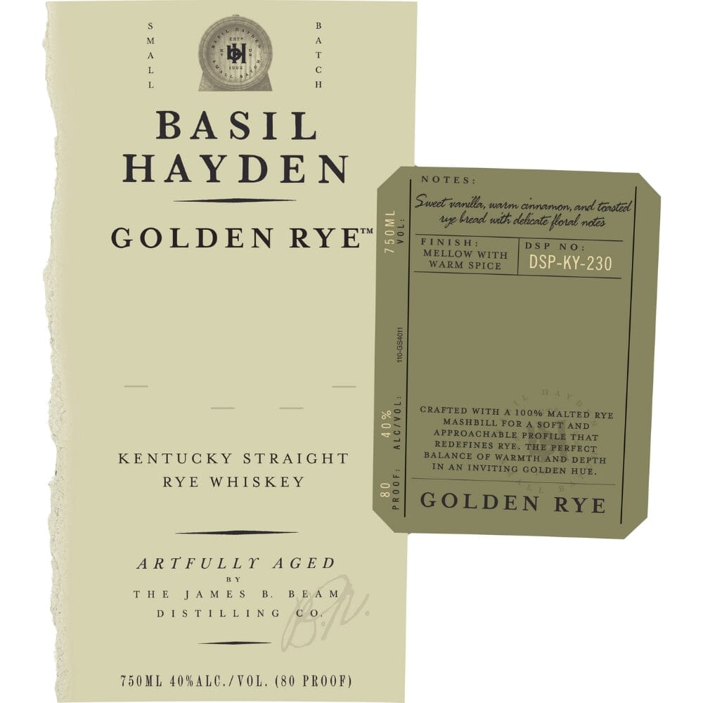 Basil Hayden Golden Rye Rye Whiskey Basil Hayden's 