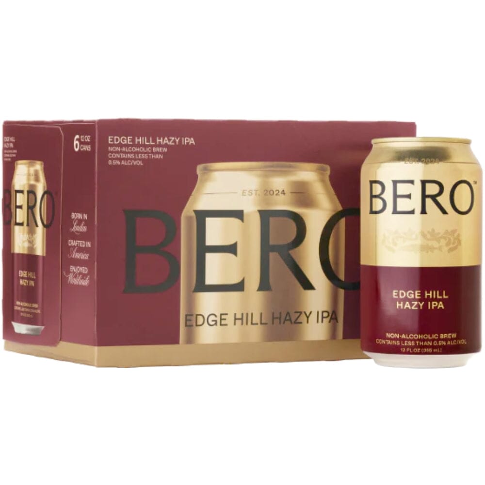 Bero Edge Hill Hazy IPA 6pk By Tom Holland - Non-Alcoholic Beer Non-Alcoholic Spirits Bero 