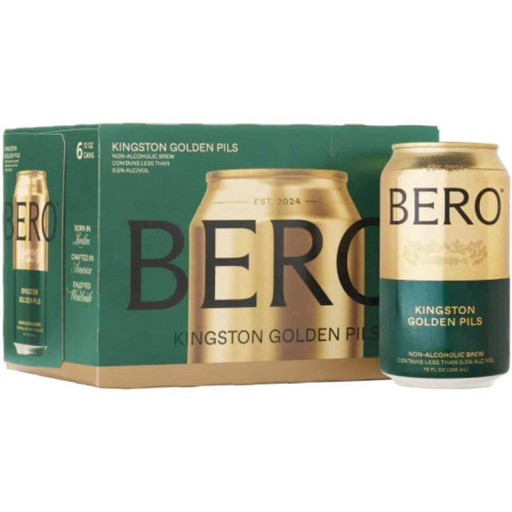 Bero Kingston Golden Pils 6pk By Tom Holland - Non-Alcoholic Beer Non-Alcoholic Spirits Bero 