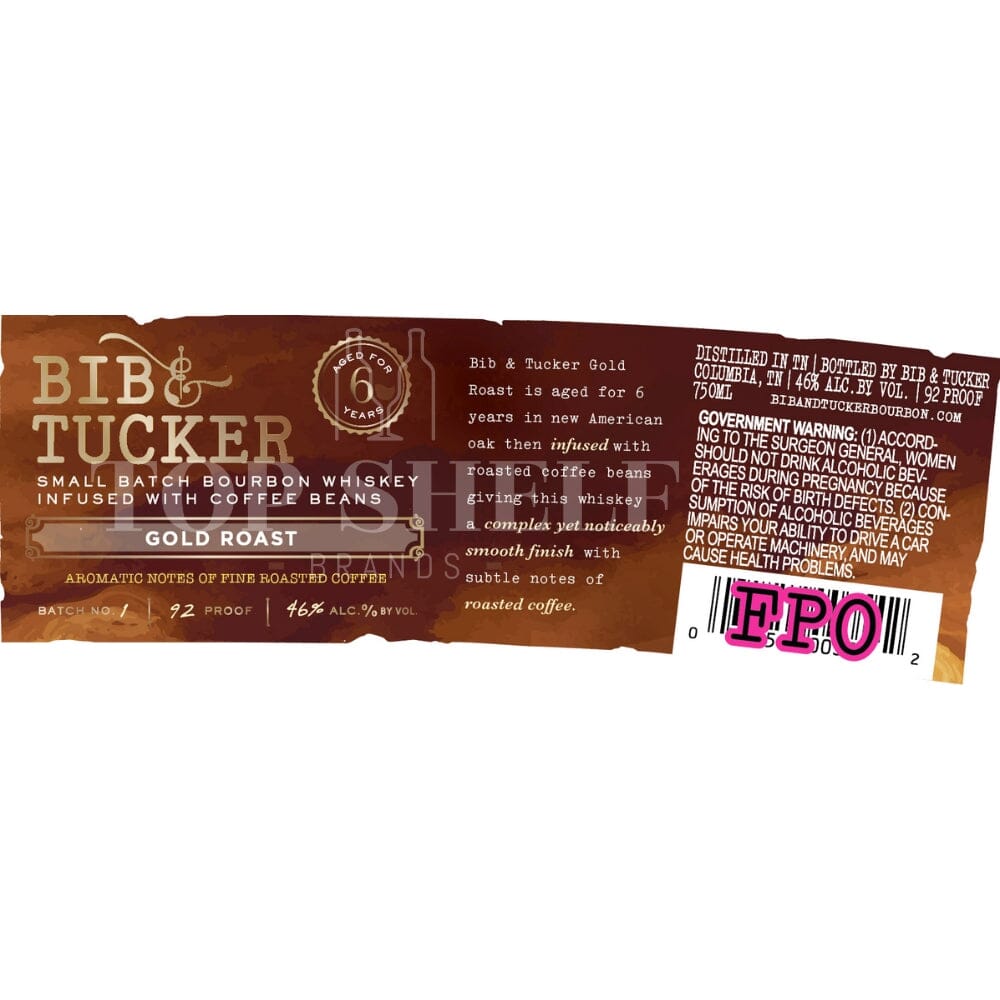 Bib & Tucker Gold Roast 6 Year Old Bourbon Bourbon Bib & Tucker 