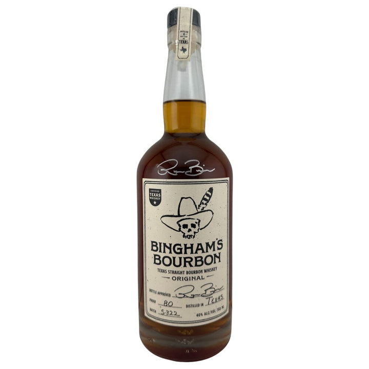 Bingham’s Bourbon Original 80 Proof W/ Laser Etched Commemorative Signature Bourbon Bingham Spirits 